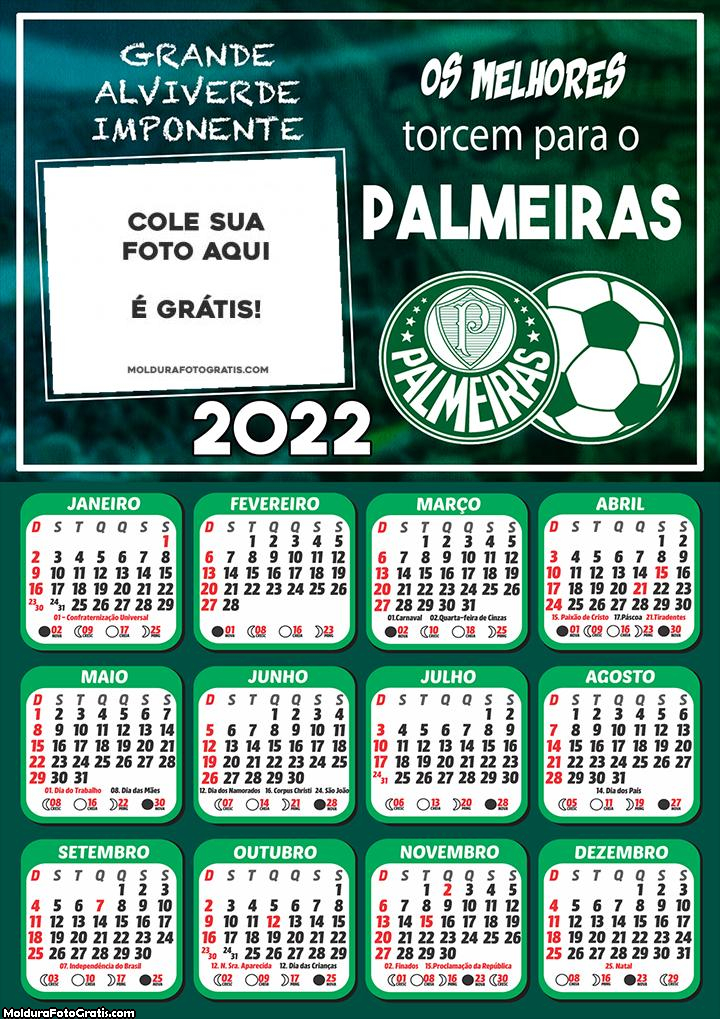 Definido o calendário de jogos do Palmeiras no mês de abril