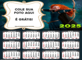 Calendário Merida Valente 2025 Montagem para Foto