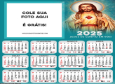 Calendário Jesus Eu Confio em Vós 2025 Colagem de Foto