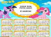 Calendário myLittlePony 2025 Montagem para Foto