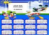 Calendário Turma do Mickey 2025 Colagem de Foto