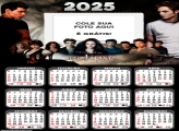 Calendário Crepúsculo 2025 Montagem para Foto