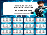 Calendário Max Steel 2025 Foto Montagem