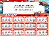 Calendário Carros 2025 Moldura Online