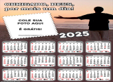 Calendário Obrigado Deus por Mais um Dia 2025 Montagem Grátis