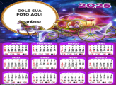 Calendário Carruagem Desenho 2025 Montagem