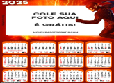 Calendário The Flash 2025 Colagem de Foto