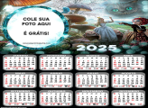 Calendário Alice no Pais das Maravilhas 2025 Foto Montagem