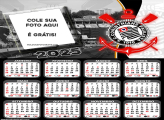 Calendário Corinthians Timão 2025 Montagem para Foto