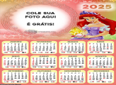 Calendário Ariel com Pérola 2025 Foto Montagem