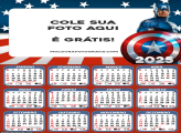 Calendário Capitão América Guerra Civil 2025