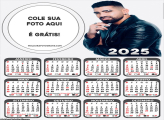 Calendário Dilsinho 2025 Foto Montagem