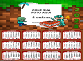 Calendário Minecraft Pocket Edition 2025 Montagem Online