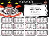 Calendário Timão Corinthians 2025 Colagem de Foto