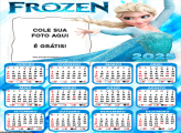 Calendário Princesa Elsa Frozen 2025 Montagem Grátis