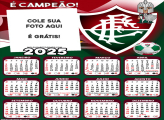 Calendário Fluminense é Campeão 2025 Foto Montagem