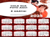 Calendário Detona Ralph 2025 Foto Montagem