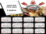 Calendário Corinthians Águia 2025 Foto Montagem