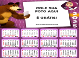 Calendário Masha e o Urso 2025 Montagem Online